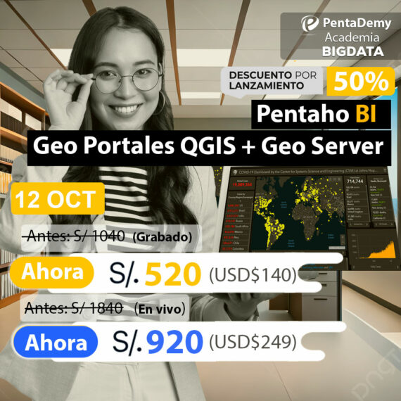 Curso Pentaho: GeoPortales | Leaflet | QGIS