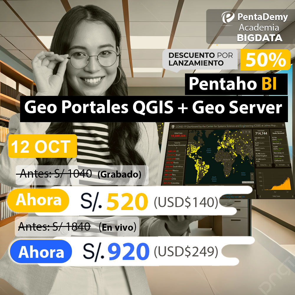 Curso Pentaho: GeoPortales | Leaflet | QGIS